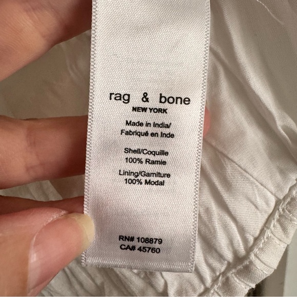 Rag & Bone White Lace Button-Up Camisole Tank Top - Picture 8 of 9